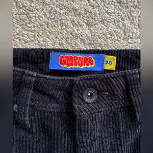 Very lightly worn black empyre corduroy size 28.